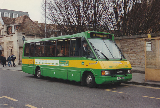 Cambus Limited 81 (GAZ 4381) in Emmanuel Street, Cambridge – 15 Feb 1997 (344-06)