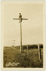 Man on Pole