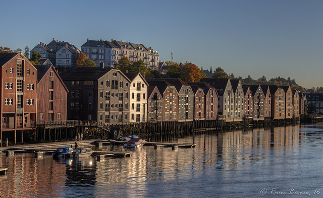 The wharfs of Trondheim.