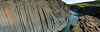 Iceland, Basalt Columns in the Stuðlagil Canyon