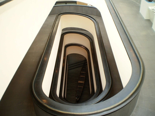 Spiral ramp.