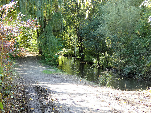 Spazierweg in der Stadt