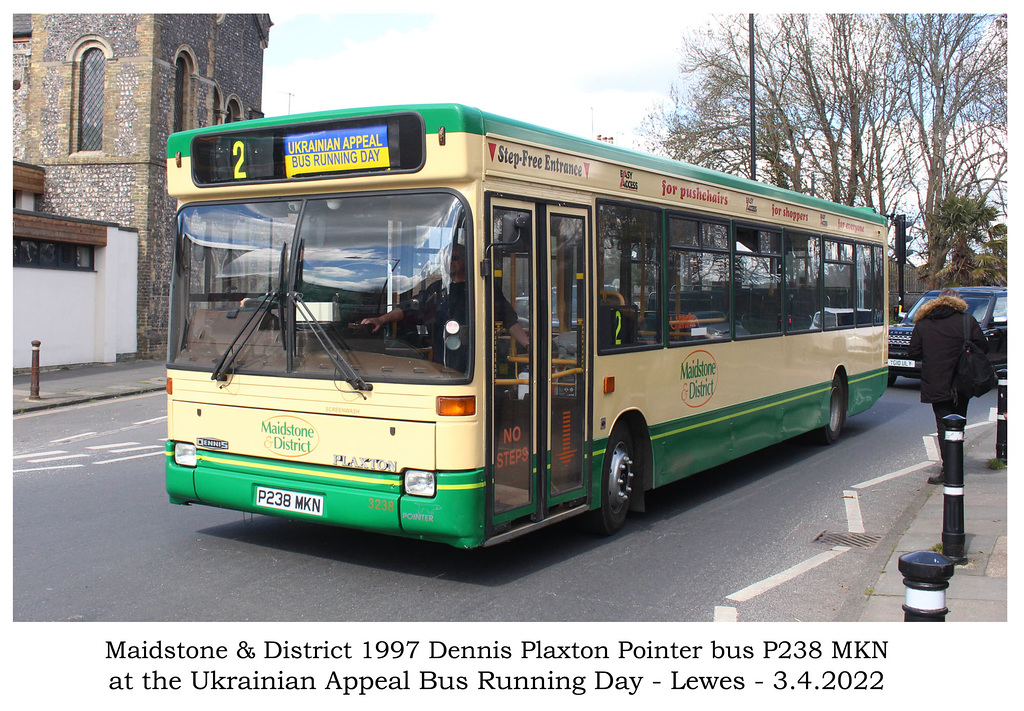 Maidstone & District 1997 Dennis Plaxton Pointer Ukrainian Appeal 3 4 2022