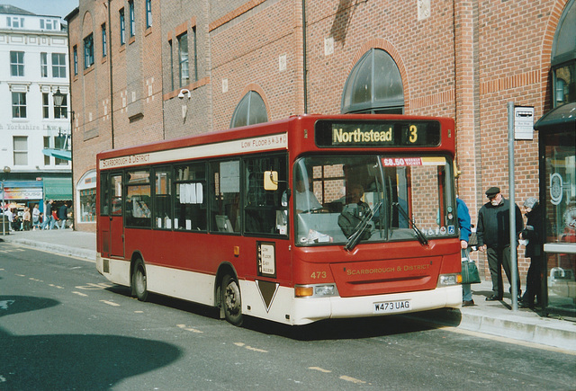 East Yorkshire (S&D) 473 (W473 UAG) in Scarborough - 14 Apr 2007