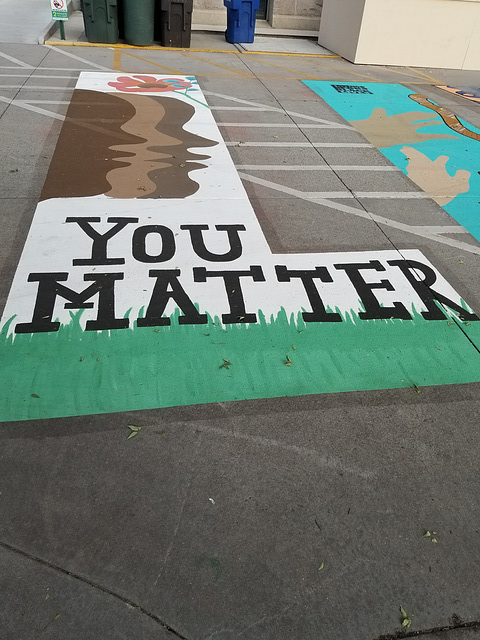 Black Lives Matter mural- City and County Building, SLC
