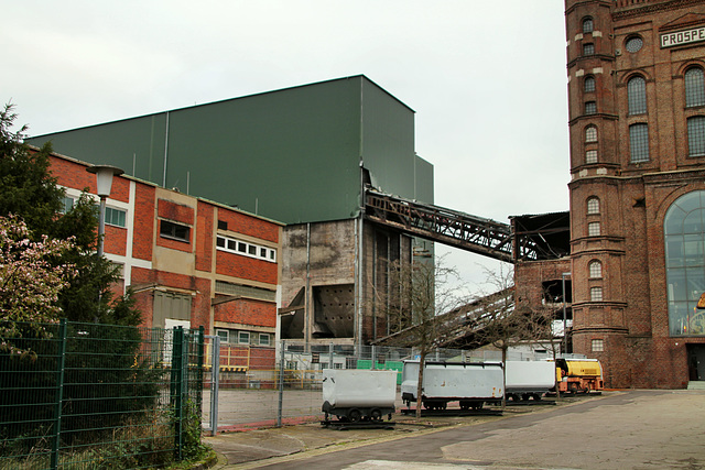 Kohlenwäsche der Zeche Prosper II im Abriss befindlich (Bottrop-Batenbrock) / 21.11.2020