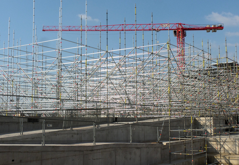 Baustelle der U 4 Station im Mai 2017! (PiP)