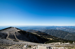 le Ventoux - les lacets - le radôme