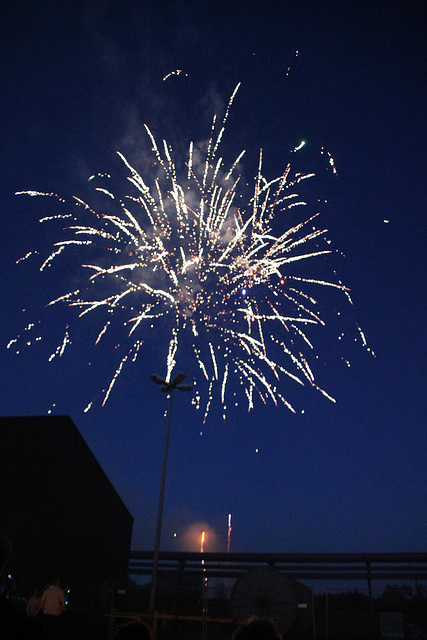 Feuerwerk auf der Zeche Heinrich Robert während der ExtraSchicht (Hamm-Wiescherhöfen) / 29.06.2019