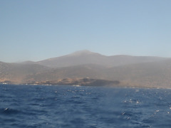 La côte ouest d'Amorgos.