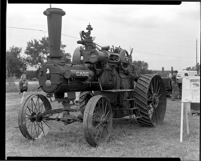 Case steam tractor