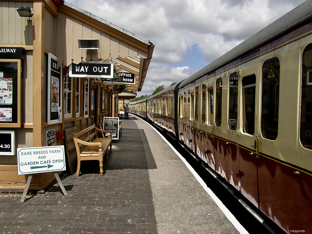 Totnes Riverside Station Bench