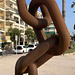 Strandpromenande in Antibes