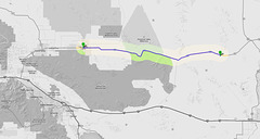 29 Palms To Camp Rice map