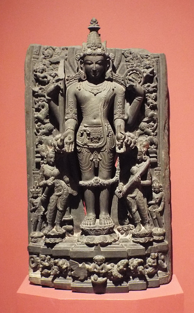 Stele with Vishnu and Attendants in the Princeton University Art Museum, April 2017
