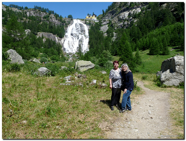 Con Ilda alla Cascata del Toce