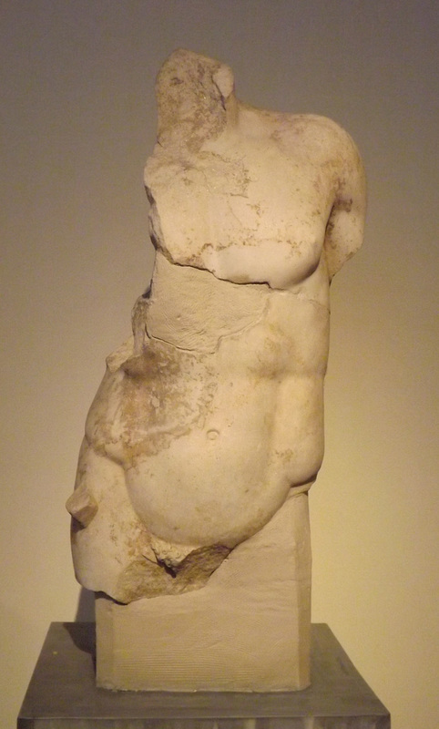 Roman Copy of the Theseus and the Minotaur Group by Myron in the National Archaeological Museum in Athens, May 2014