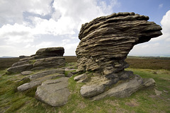 The Ox Stones on Burbage Moor, South Yorkshire.