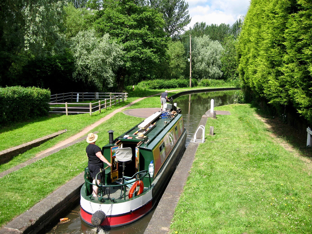 Lock at Gothersley Bridge on the Staffs and Worcs Canal