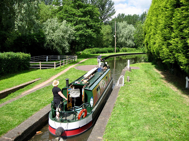 Lock at Gothersley Bridge on the Staffs and Worcs Canal