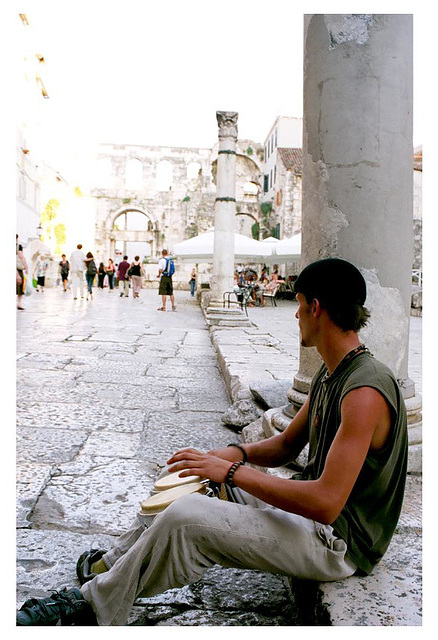 A drummer boy