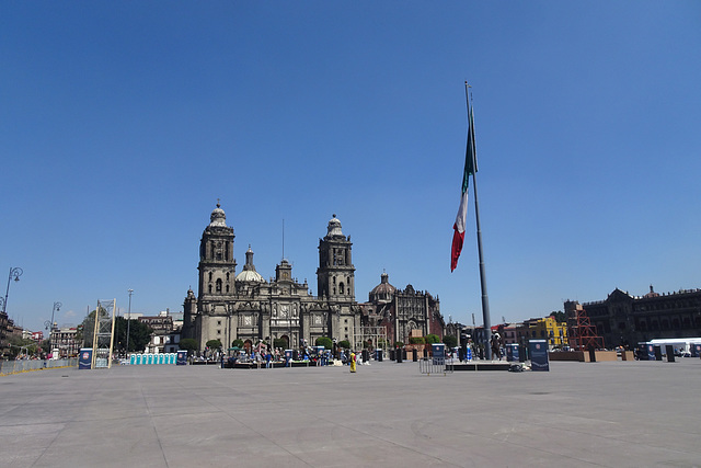 The Zocalo And The Cathedral