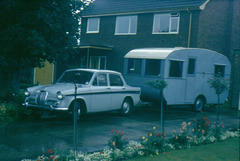 1964 Singer Gazelle series V with Bailey 14 ft caravan, Summer 1974