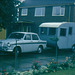 1964 Singer Gazelle series V with Bailey 14 ft caravan, Summer 1974
