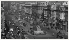 Dublin with old trams