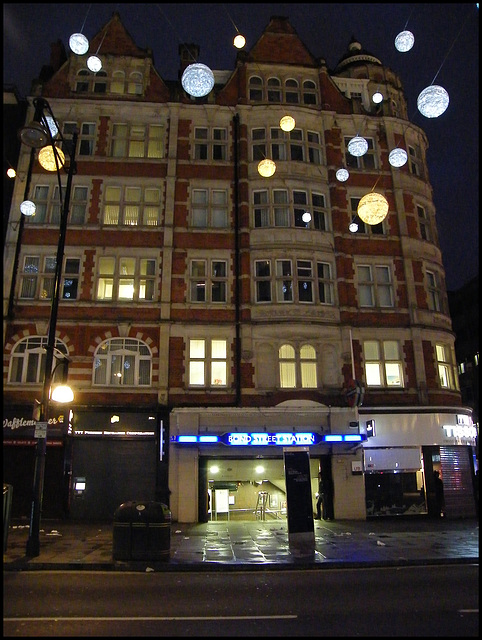 Bond Street by night