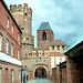 Tangermünder Stadttor mit Wehrturm und St. Nikolai