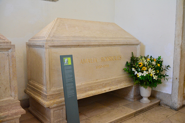 Lisbon 2018 – Tomb of Amália Rodrigues