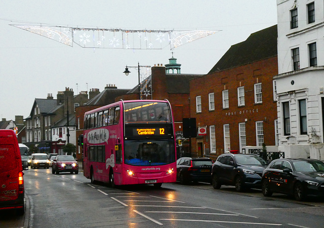 Stagecoach East (Cambus) 15641 (SF10 CCY) in Newmarket - 23 Dec 2021 (P1100260)