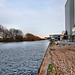 Kai des Nordhafens am Ruhr-Schiffahrtskanal (Rhein-Ruhr-Hafen, Mülheim-Speldorf) / 7.01.2023