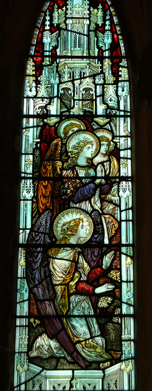 Victorian Stained Glass, Repton Church, Derbyshire