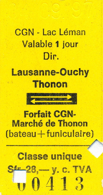 CGN Thonon marche