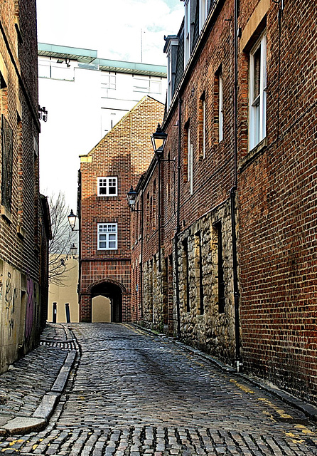 Back Streets and Dereliction. Christmas Day In The City