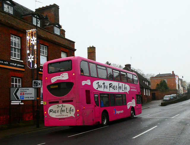 Stagecoach East (Cambus) 15641 (SF10 CCY) in Newmarket - 23 Dec 2021 (P1100262)