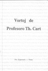 Cart, Vortoj, 1927, repr. 1990