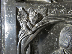 castle hedingham church, essex , c16 tomb of john, 15th earl of oxford +1539