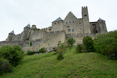 The Count's Castle (Château Comtal) built-in to the Castle of Carcassonne