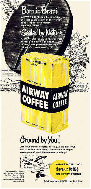 Airway Coffee Ad, 1953