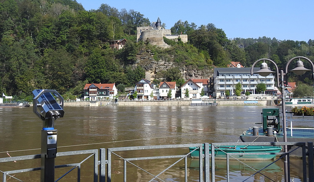 Elbe-Hochwasser in Rathen