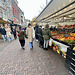 Outdoor market in Leiden