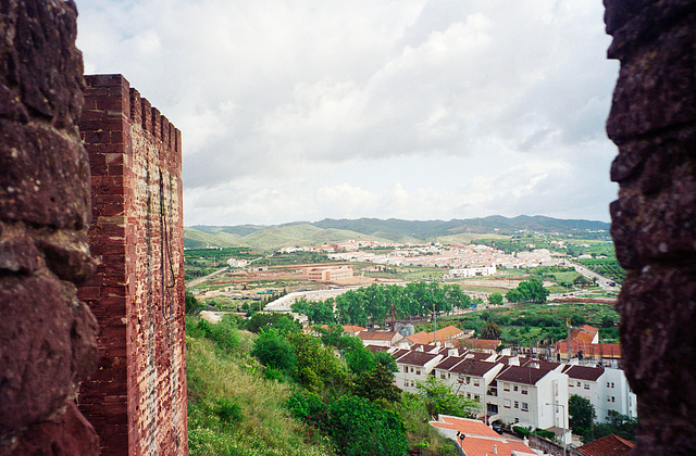 View from the Moorish Castle in Silves (scan from 2000)