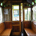 inside an old Exeter tram