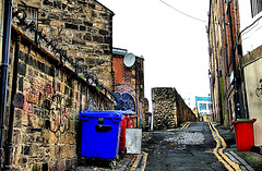 Back Streets and Dereliction. Christmas Day In The City