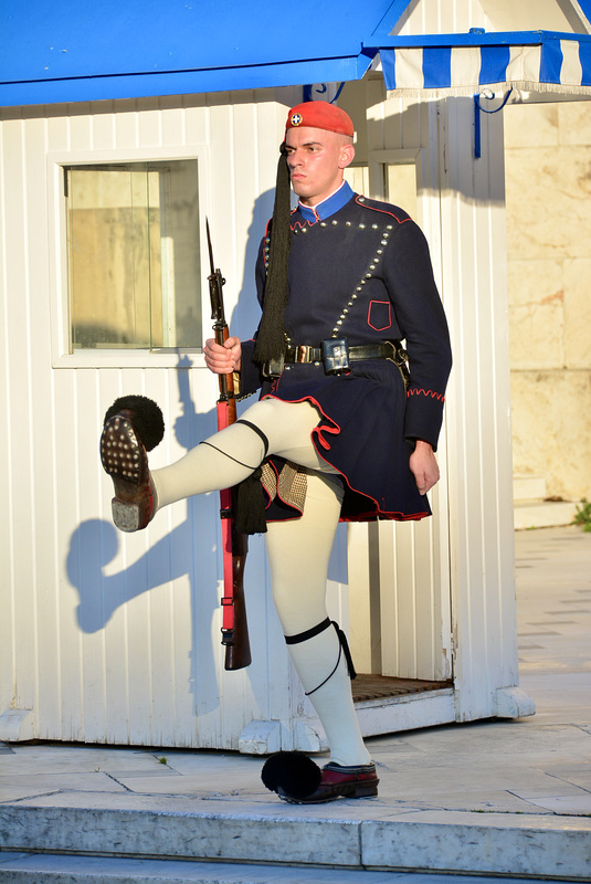 Athens 2020 – Presidential Guard guarding the Tomb of the Unknown Soldier