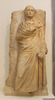 Grave Stele of a Youth Wearing a Himation in the  National Archaeological Museum in Athens, May 2014