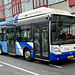 Frisian bus in Leiden on bus-company-changeover day